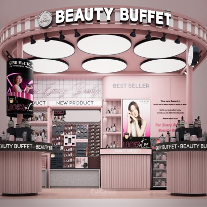 ออกแบบ ผลิต และติดตั้งร้าน : ร้าน Bauety Buffet